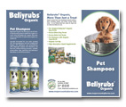 Bellyrubs Pet Shampoo Brochure