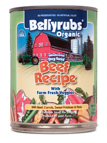 Bellyrubs Organic Beef Recipe Dog Food