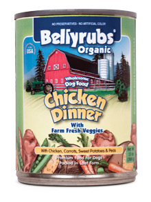 Bellyrubs Organic Chicken Recipe Dog Food